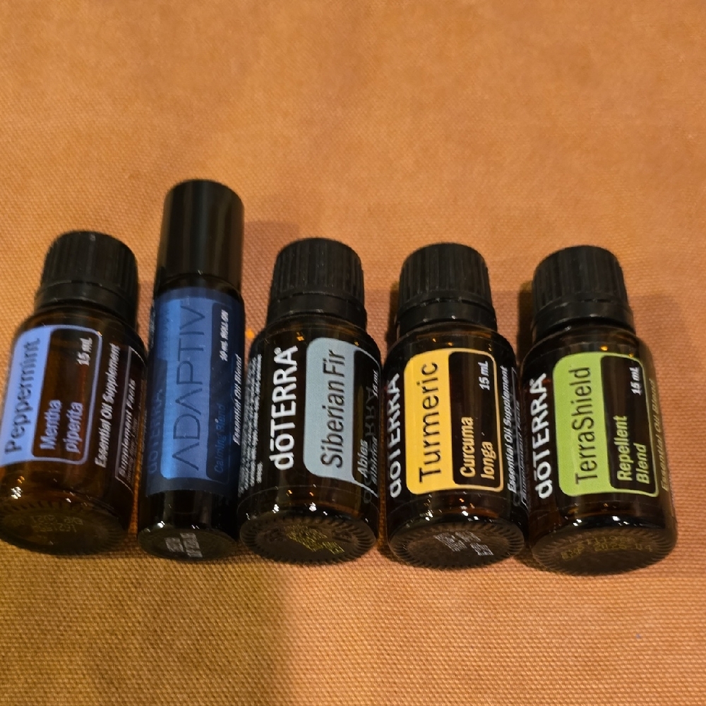 doTERRA Skincare Serum & Face Oil Set - Blue, Black, Brown